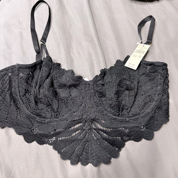 aerie Other - Aerie fancy laced black bra size 34D